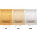 Ver imagem 3 de Kit 2 Painel Plafon Led 3000k Quadrado Embutir Branco Quente Taschibra