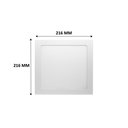 Ver imagem 4 de Kit 2 Painel Plafon Led 3000k Quadrado Embutir Branco Quente Taschibra