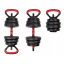 Ver imagem 5 de Halter Anilha Barra Kettlebell Kit Musculação 6 em 1 - 30kg Yangfit