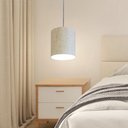 Ver imagem 3 de Lustre Luminária Pendente Vivare Free Lux Pe-4102pr Cúpula em Tecido 13x30cm