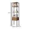 Guarda Roupa Closet 1 Gaveta 540b Oxford Preto/demolição - Artefamol - 4