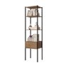 Guarda Roupa Closet 1 Gaveta 540b Oxford Preto/demolição - Artefamol - 3