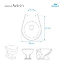Ver imagem 5 de Assento Sanitário Avalon Verde Amazônia para Vaso Ideal Standard
