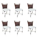 Ver imagem 1 de Kit 6 Cadeira Rio Fibra Sintética e Estofado com Acquablock