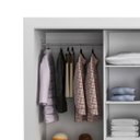 Ver imagem 6 de Guarda-Roupa Casal 4 Portas de Correr 4 Gavetas Milão Madesa