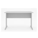 Ver imagem 5 de Mesa Escritório 1,20×0,60m C/ Gavetas – Cinza/cinza - 53084