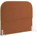 Ver imagem 1 de Cabeceira Cama Box Casal 140cm Orgânica Lanna W01 Bouclê Terracota - Lyam Decor