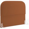 Cabeceira Cama Box Casal 140cm Orgânica Lanna W01 Bouclê Terracota - Lyam Decor - 1
