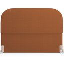 Ver imagem 5 de Cabeceira Cama Box Casal 140cm Orgânica Lanna W01 Bouclê Terracota - Lyam Decor