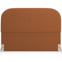 Ver imagem 3 de Cabeceira Cama Box Casal 140cm Orgânica Lanna W01 Bouclê Terracota - Lyam Decor