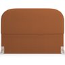 Cabeceira Cama Box Casal 140cm Orgânica Lanna W01 Bouclê Terracota - Lyam Decor - 3