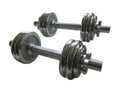 Ver imagem 2 de Kit 2 Barras com Anilhas Ferro Fundido Pelegrin PEL-10CR Cromado 15kg
