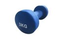 Ver imagem 3 de Kit 2 Halteres em Ferro Fundido Revestido com Neoprene Pelegrin PEL-03DB 3kg - Azul
