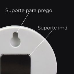 Arandela Led 3w C/ Sensor - Bateria 3k-3,5k Branco 5v Hitec - 5