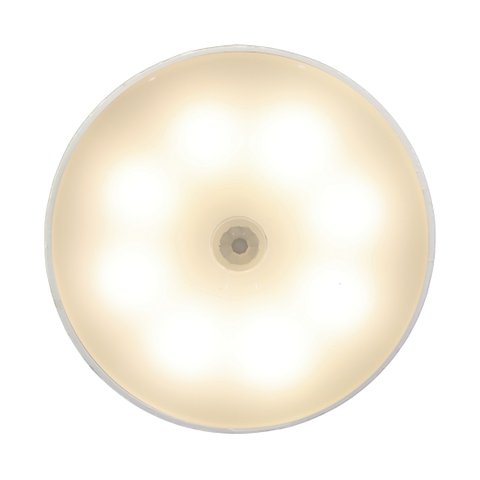 Arandela Led 3w C/ Sensor - Bateria 3k-3,5k Branco 5v Hitec