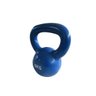 Kit 2 Halteres Kettlebell em ferro fundido Pelegrin PEL-08KB Emborrachado 8kg - Azul - 4
