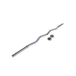 Barra W em Aço Maciço para Musculação Pelegrin PEL-119W 1,19m - 1