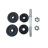 Halter Cromado com Anilhas em Ferro Fundido Pelegrin PEL-B75A 10 kgs - 2