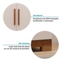 Ver mais imagens de Guarda-Roupa Infantil 6 Portas 100% MDF 164cm Stellari Espresso Móveis Marrom/Cinamomo/Off White