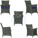 Ver imagem 5 de Poltrona Igapó Alumínio Micro Pintura Preta Corda Náutica Estofado 10