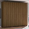 Guarda-roupa Isbi 100% MDF C/ 6 Portas Cedro Moveis Albatroz - 9