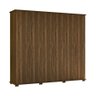 Guarda-roupa Isbi 100% MDF C/ 6 Portas Cedro Moveis Albatroz - 1