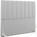 Ver imagem 2 de Cabeceira Cama Box Casal 140 cm Dália W01 Bouclê Cinza - Lyam Decor