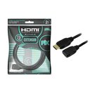 Ver imagem 1 de Cabo Extensor Hdmi Macho x Fêmea Versão 2.0 3D 4K Hdr 2 Metros Pix 018-9420