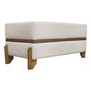 Ver imagem 6 de Puff Recamier Kodama para Cama Queen 150cm Pé Castanho Bege Bouclé