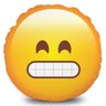 Almofada Emoji Mostrando Os Dentes - 1
