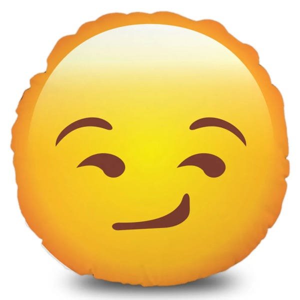 Almofada Emoji Cínico - 1