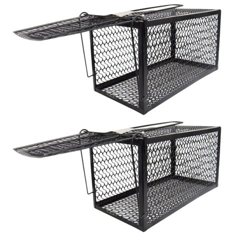 Ratoeira Gaiola Kit 2 Uni Captura Rato Ratazana Camundongos Roedor Arapuca Alcapao Cilada