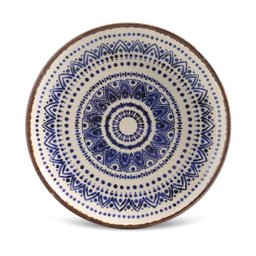 Prato para Sobremesa Cerâmica Coup Inca 6 peças Porto Brasil  - 1