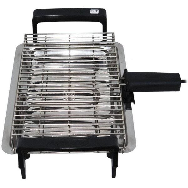 Churrasqueira Elétrica Portátil 1250W Econômica Compacta 110V 127V Cotherm 1261 Anex Grill - 4