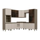 Ver imagem 3 de Cozinha Modulada Completa 08 Peças 100% MDF com Torre Quente e Cristaleira Connect
