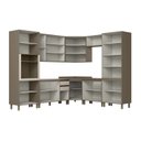 Ver imagem 5 de Cozinha Modulada Completa 08 Peças 100% MDF com Torre Quente e Cristaleira Connect