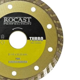 Disco Diamantado para Esmerilhadeira Turbo Med. 178 22 Ref. - 4