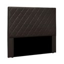 Ver imagem 1 de Cabeceira King Tina para Cama Box Estofada em Corino Marrom Loja Sheep