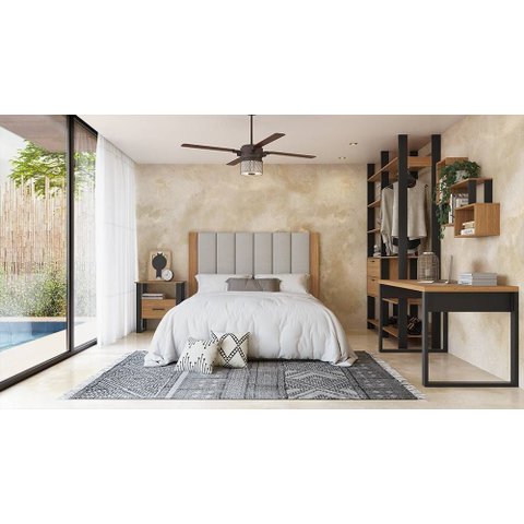Cabeceira Estofada 175cm Tw194 - Freijo/liso