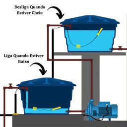 Boia Elétrica Automática Regulador Nível Caixa Água Poço 25a | Fertak - 2