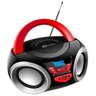 Rádio Portátil Lenoxx Bluetooth Boombox Preto/Vermelho 4W - 1