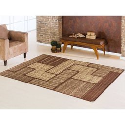 Tapete Sisal 1,00M x 1,50M S-441 Tabaco Base Antiderrapante - 1