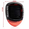 Lanterna traseira bicicleta bike com carregamento solar não utiliza pilha - 6