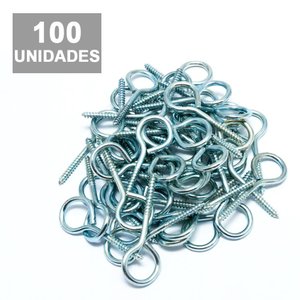 100 Pitão Parafuso para Bucha 05 Zincado Alvenaria Concreto - Starfer