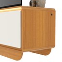 Ver imagem 7 de Rack Arcus para TV até 75 Polegadas Organico Cantos Arredondado com LED 180 cm - Cedro e Off White