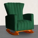 Ver imagem 3 de Kit 02 Poltronas Balanço Melinda Veludo