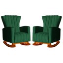 Ver imagem 1 de Kit 02 Poltronas Balanço Melinda Veludo