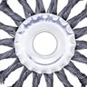 Escova Aço Circular Trançada Aeme 4.1/2x1/2x7/8 (115x12.7x22.22) 50 Unidades - 3