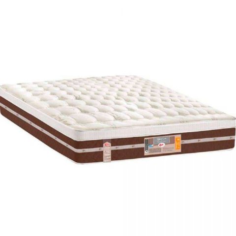 Colchão Queen Castor Silver Star Pocket Hibrido Air One Face