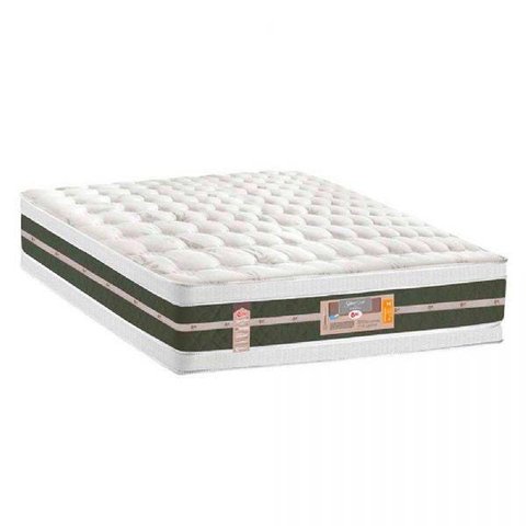 Colchão King Castor Super Silver Star Air, Branco e Cinza, 3575, Molas Bonnel